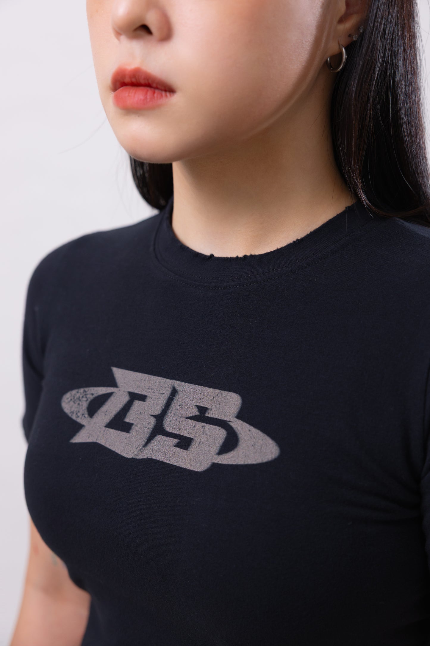 Shadow Black Baby Tee