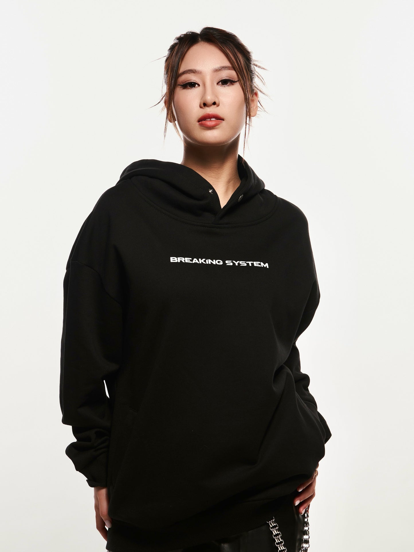 Breaking System Black Hoodie — Malaysia Streetwear — Premium Hoodie
