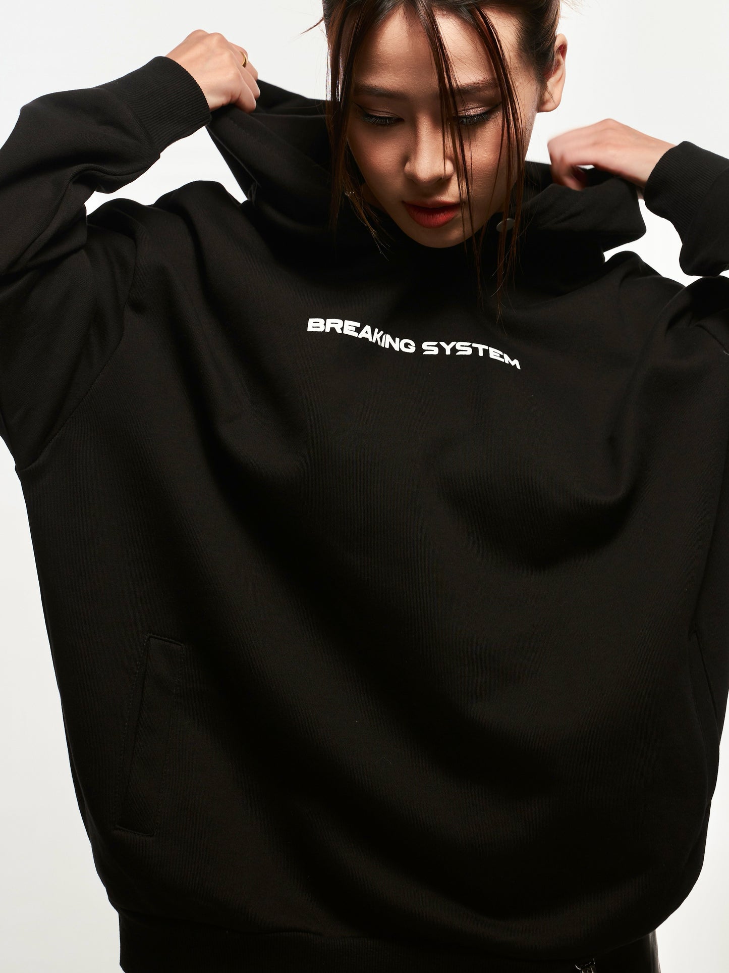 Breaking System Black Hoodie — Malaysia Streetwear — Premium Hoodie