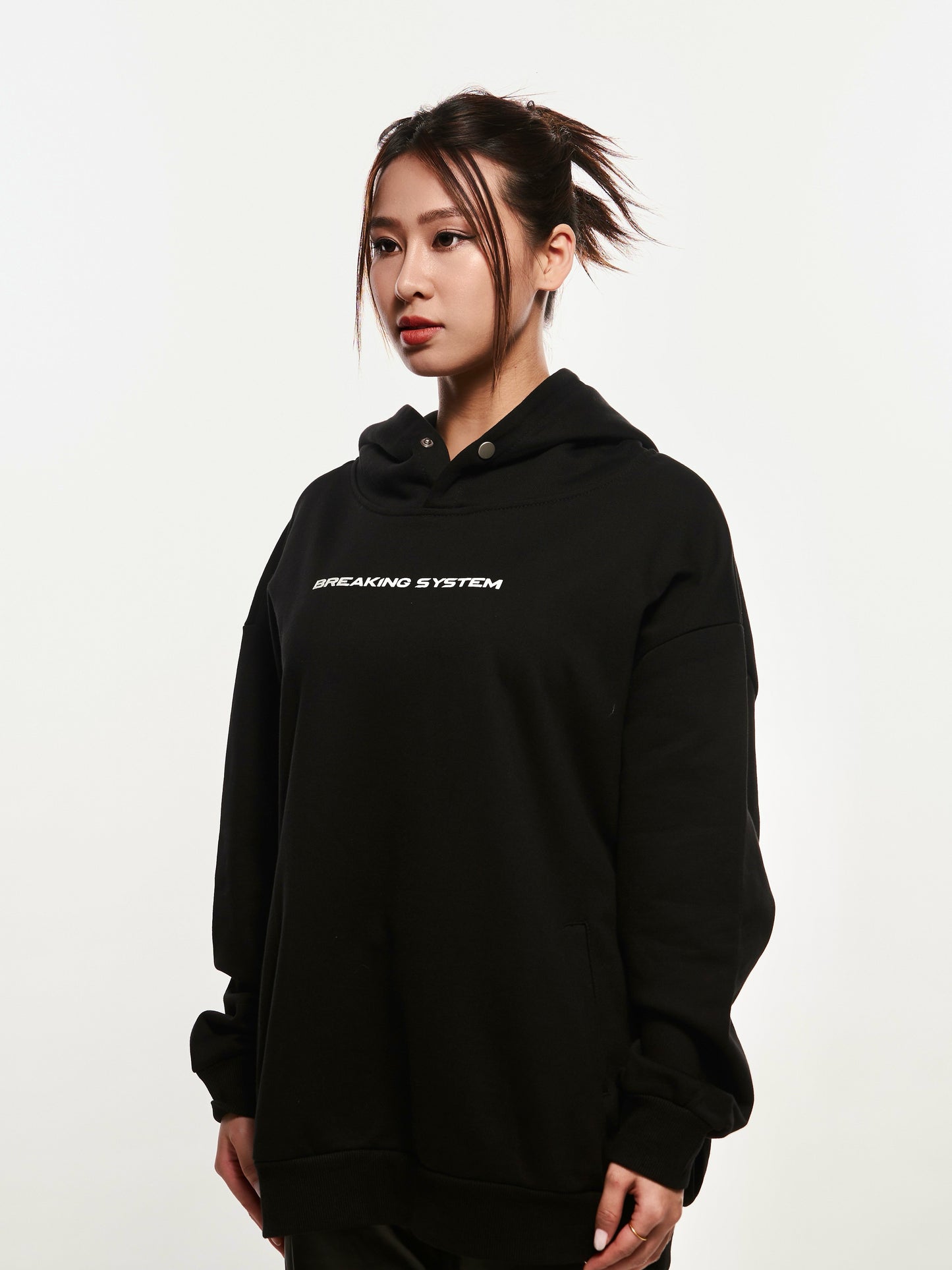Breaking System Black Hoodie — Malaysia Streetwear — Premium Hoodie