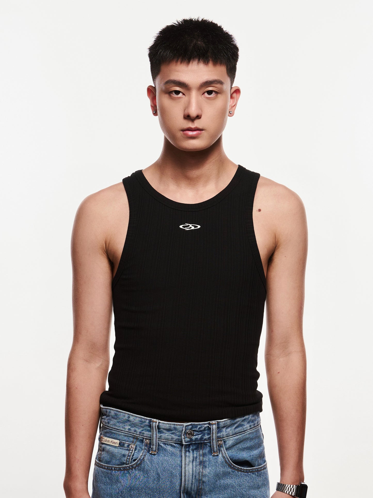 Breaking System Black Tank Top -Malaysia Streetwear -Premium Top
