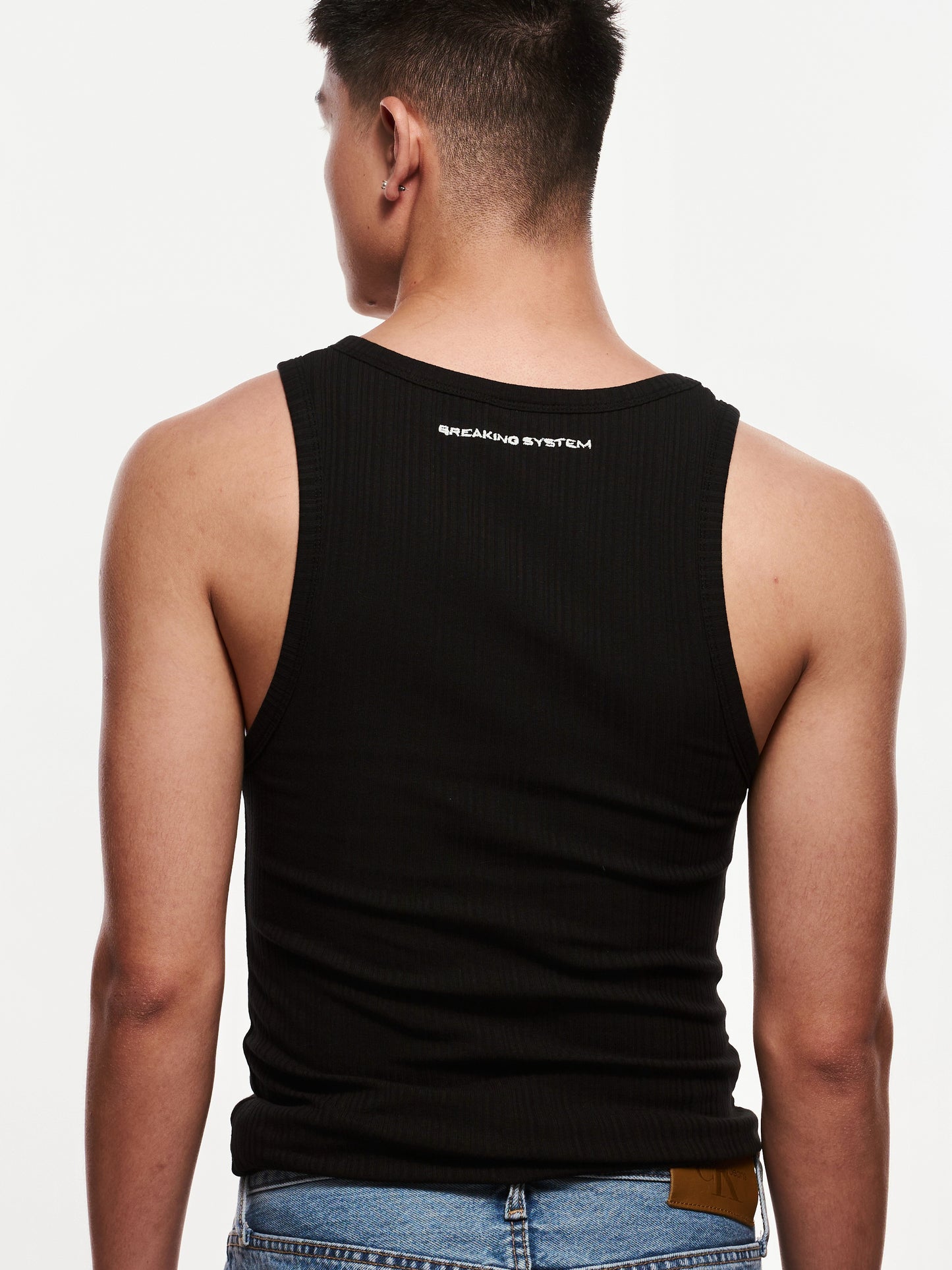 Breaking System Black Tank Top -Malaysia Streetwear -Premium Top
