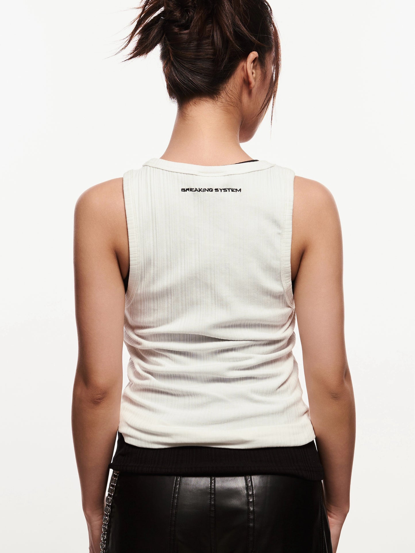 Breaking System Black Tank Top -Malaysia Streetwear -Premium Top
