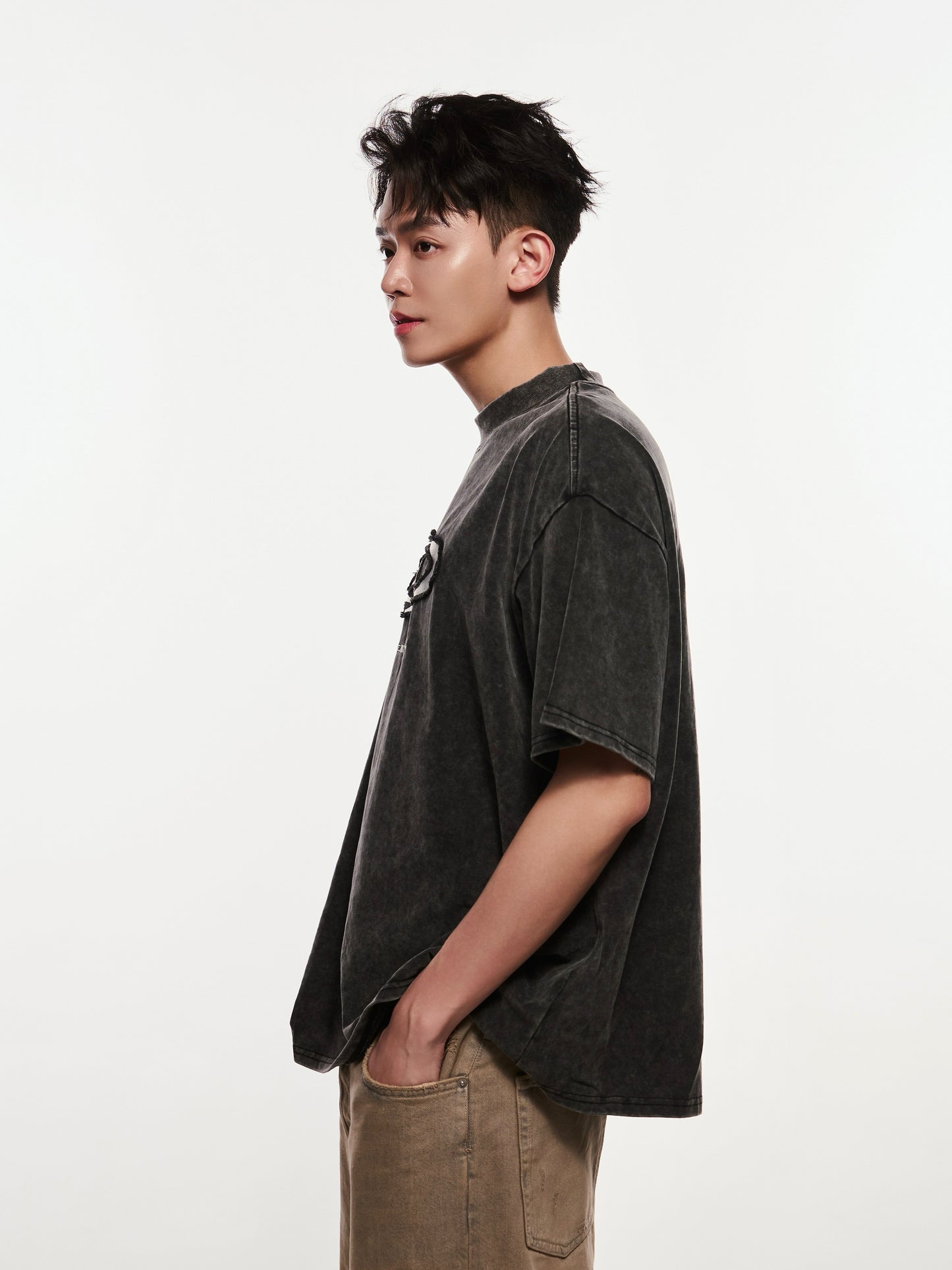Breaking System Washed Tee -Malaysia Streetwear -Oversize & Unisex T-Shirt