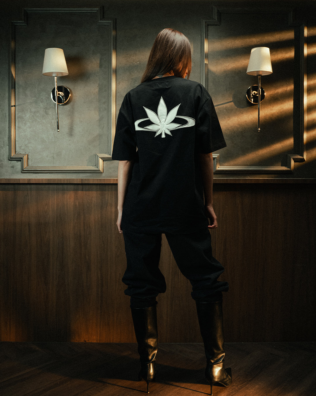 Breaking Stoned | BS Logo Oversized Tshirt Black