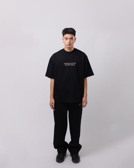 Shadow Black Oversized Tee