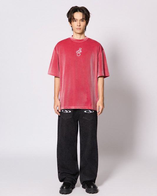 BREAKING SYSTEM BLUSH VELOUR TEE
