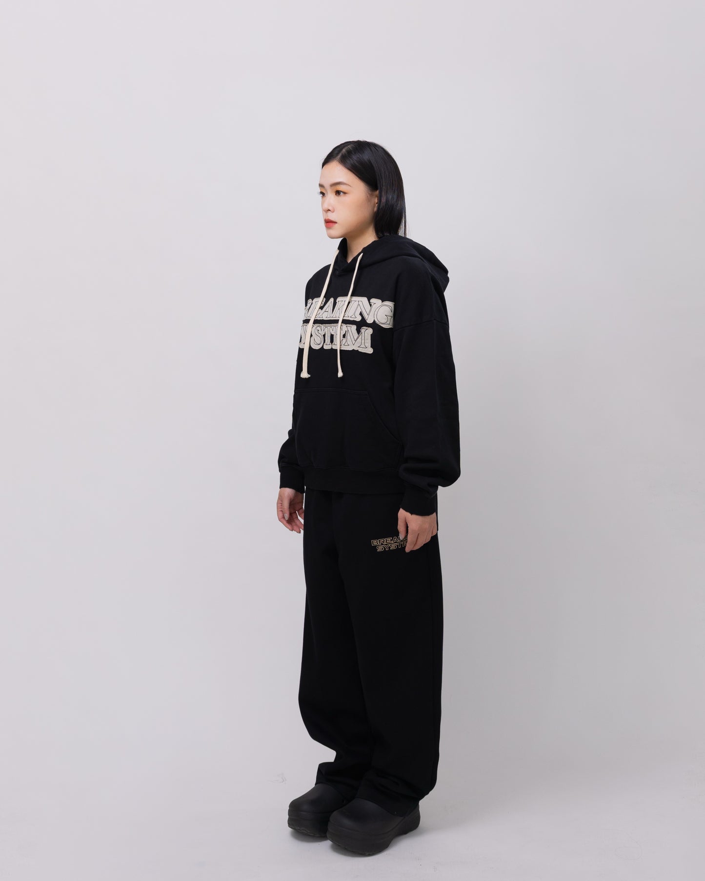 Distressed Patch-on Hoodie