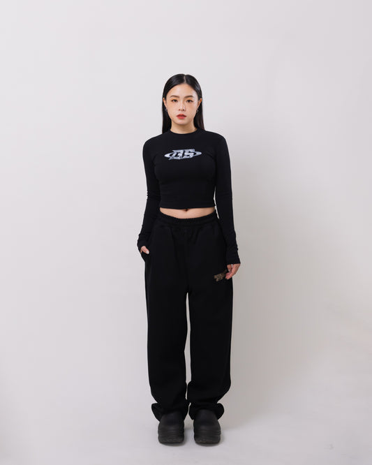 Chrome Black Tight Top