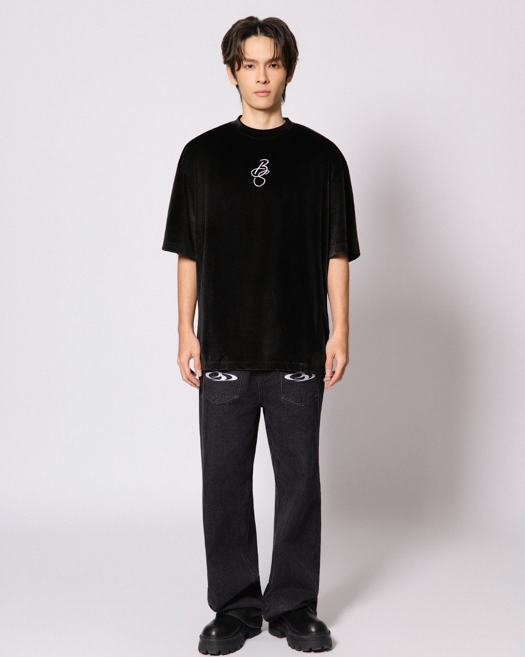 BREAKING SYSTEM NIGHT VELOUR TEE