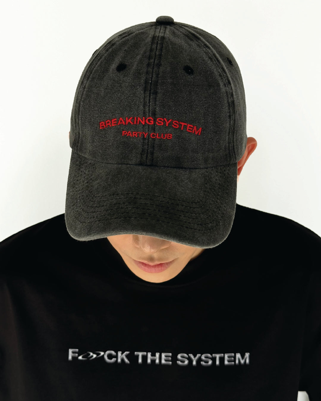 BREAKING SYSTEM PARTY CLUB WASHED CAP