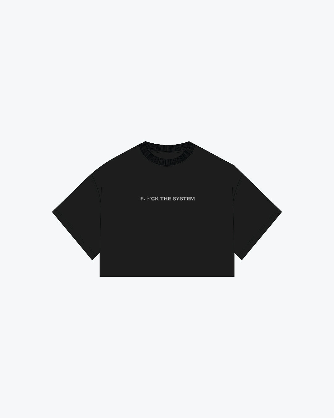 BREAKING SYSTEM PARTY CLUB CROP TEE