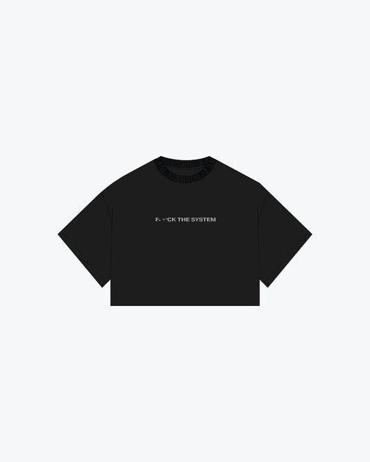 BREAKING SYSTEM PARTY CLUB CROP TEE