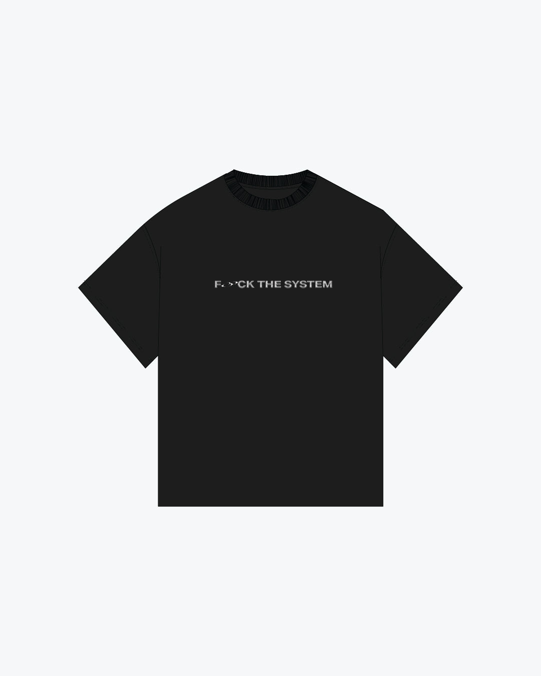 BREAKING SYSTEM PARTY CLUB BLACK TEE
