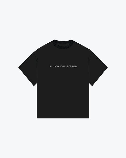 BREAKING SYSTEM PARTY CLUB BLACK TEE