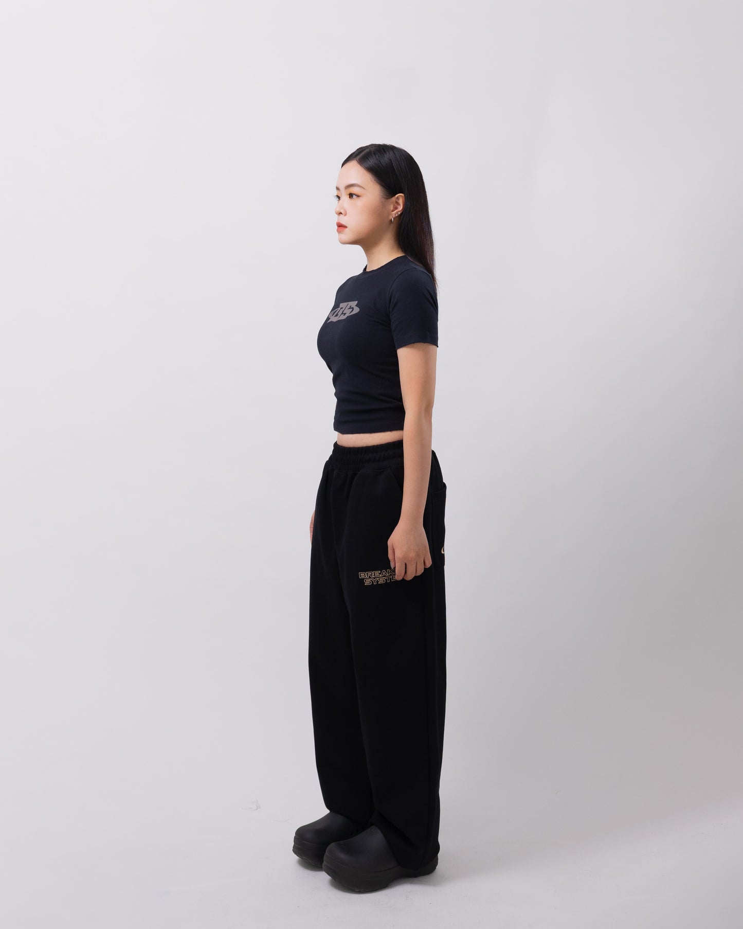 Shadow Black Baby Tee