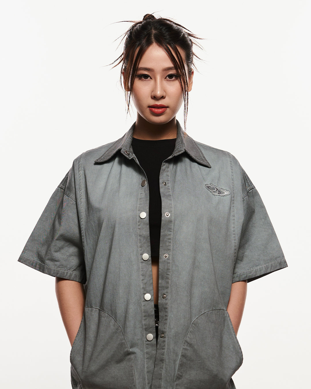 BREAKING SYSTEM WASHED SHIRT