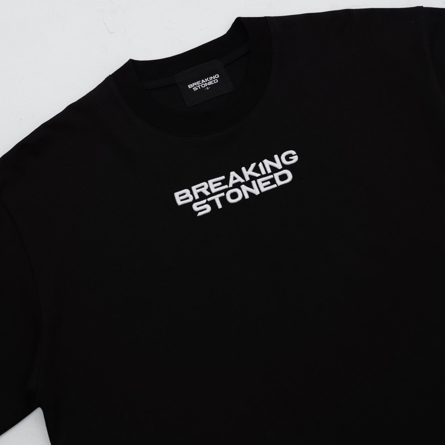 Breaking Stoned | BS Logo Oversized Tshirt Black