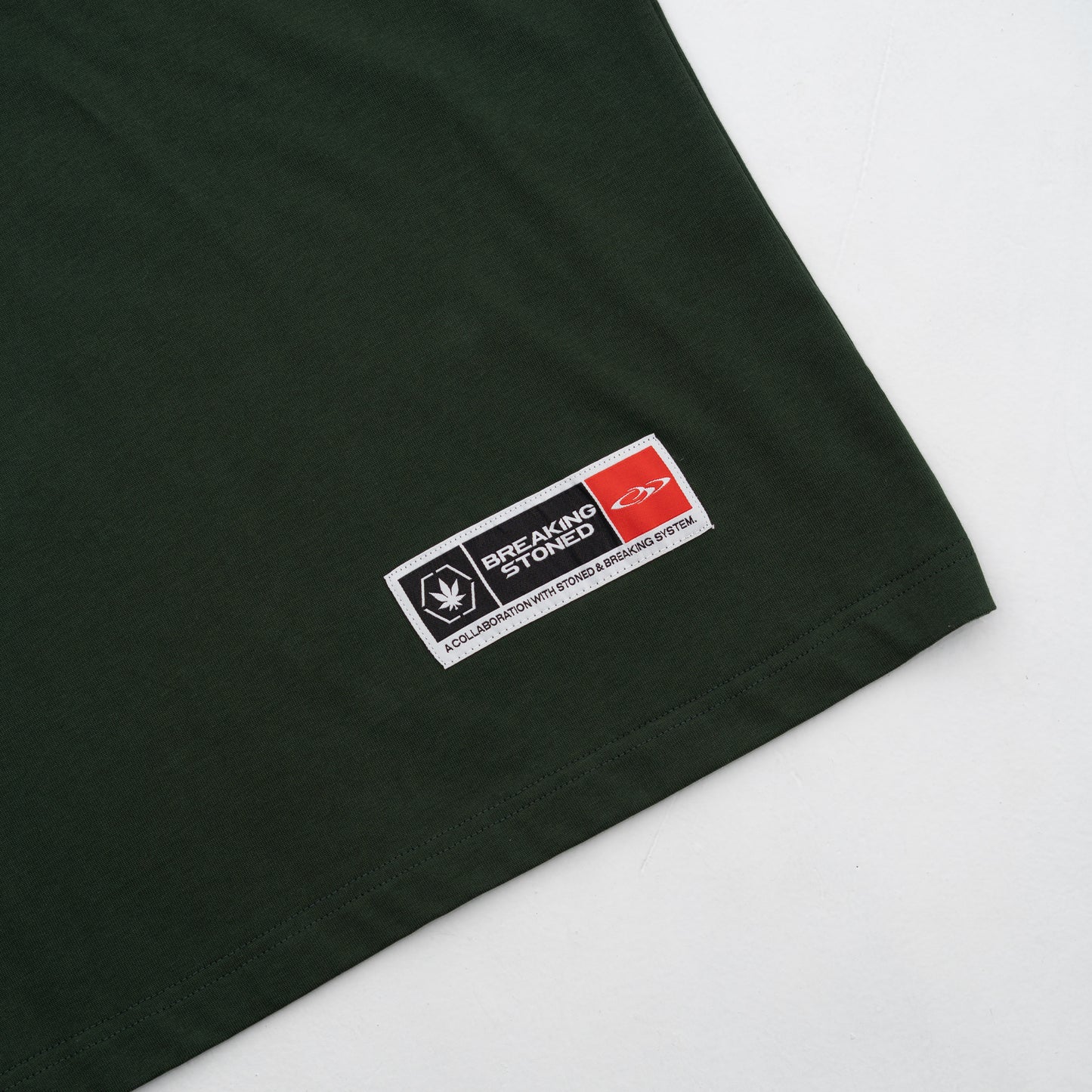 Breaking Stoned | College Oversized Tshirts Green