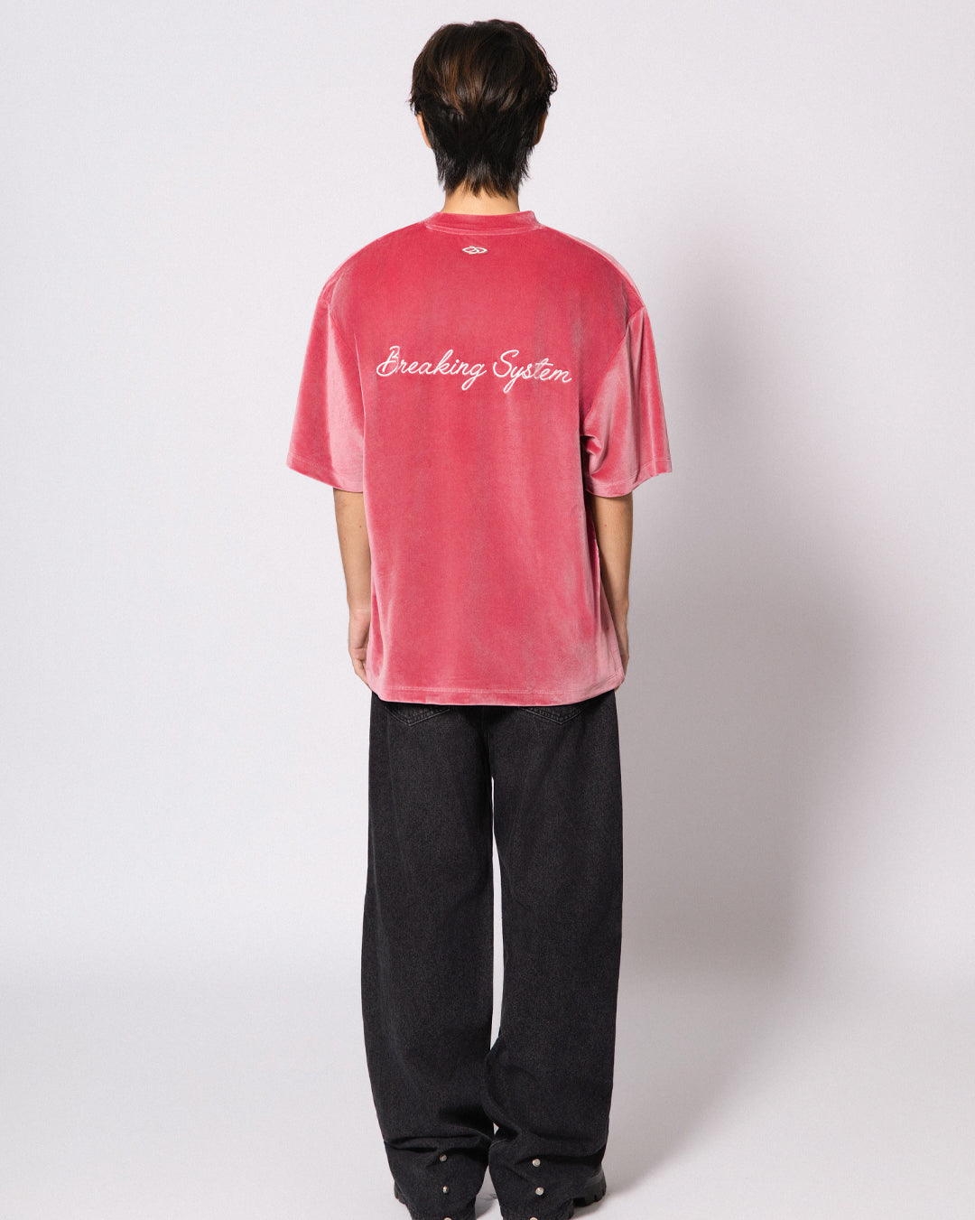 BREAKING SYSTEM BLUSH VELOUR TEE