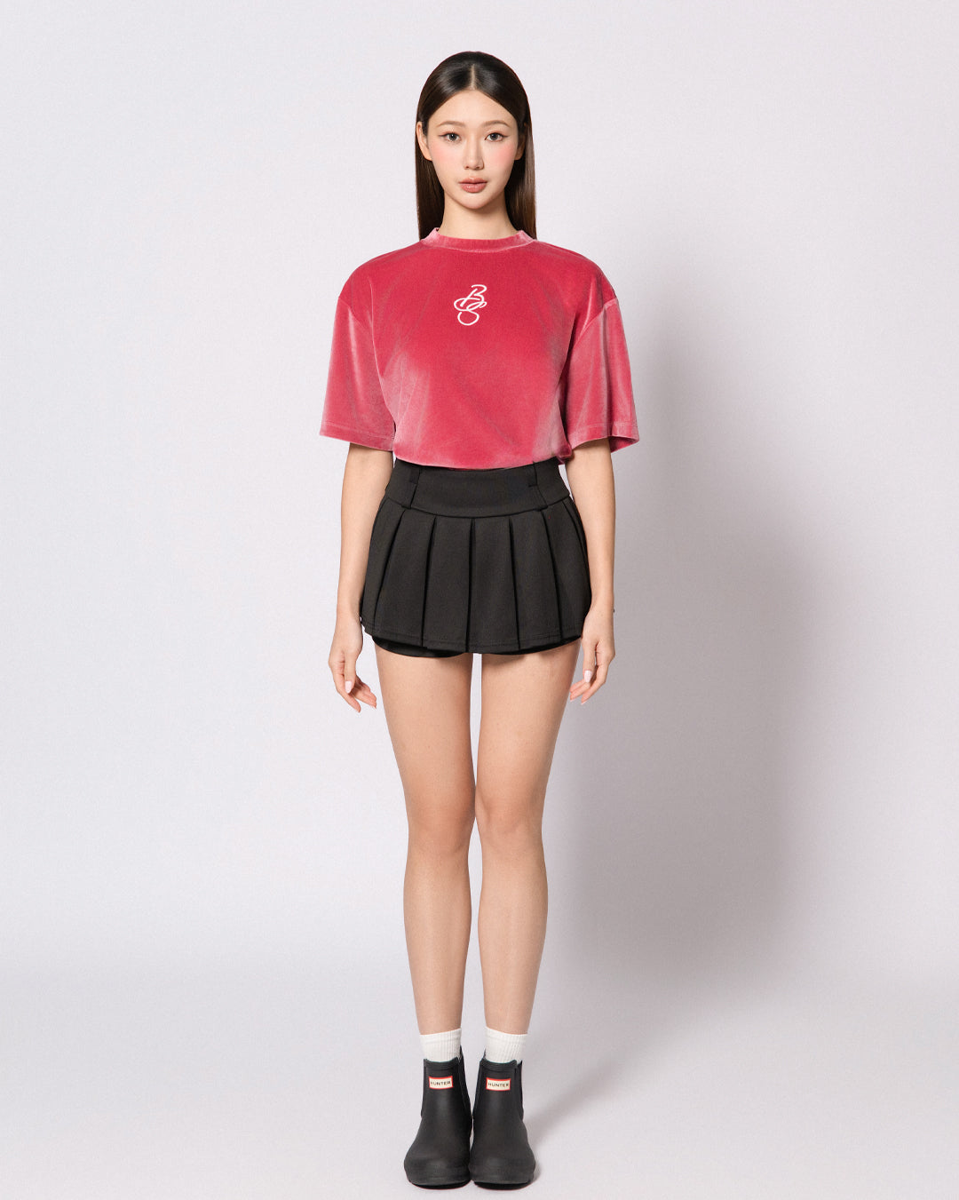 BREAKING SYSTEM BLUSH VELOUR TEE