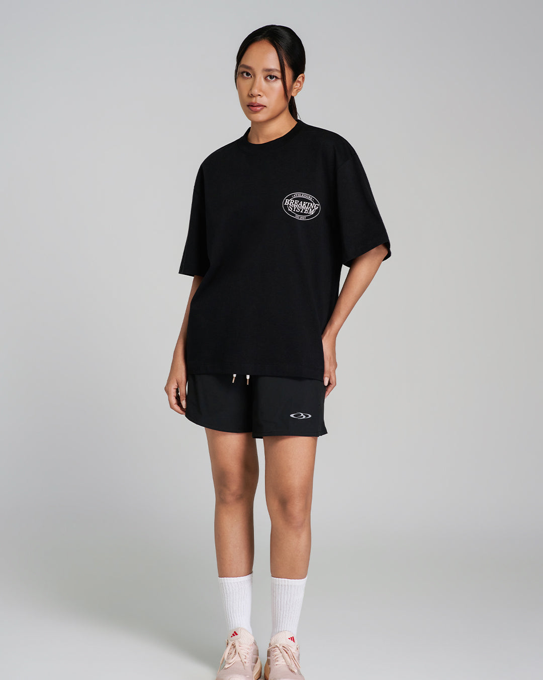 Breaking System Athleisure Basic Tee Black