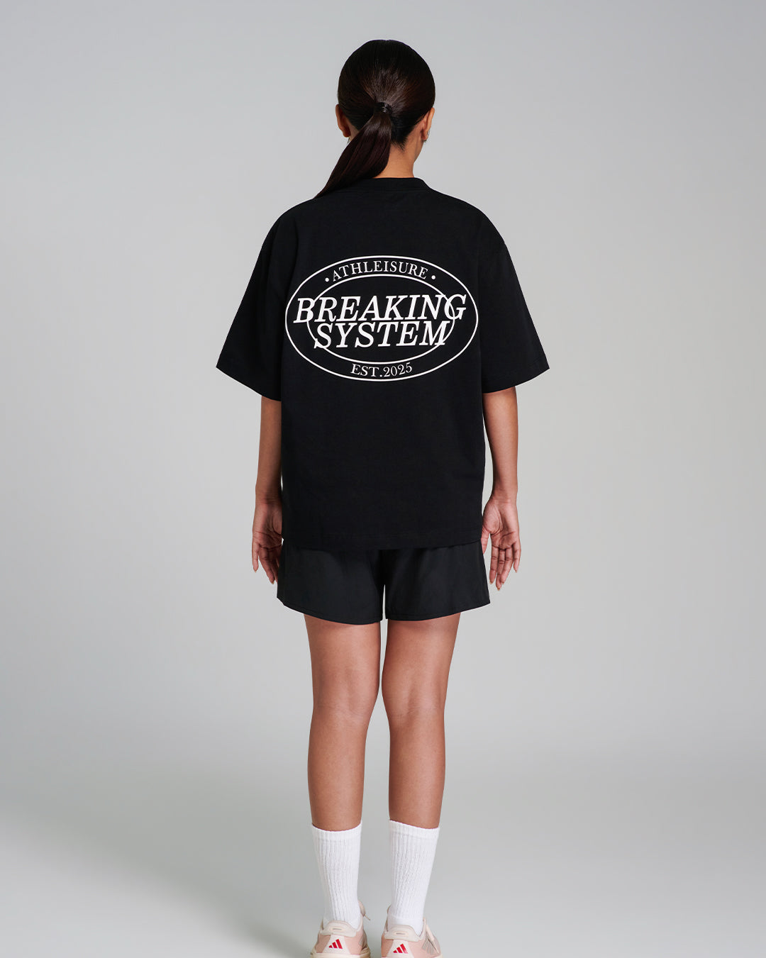 Breaking System Athleisure Basic Tee Black
