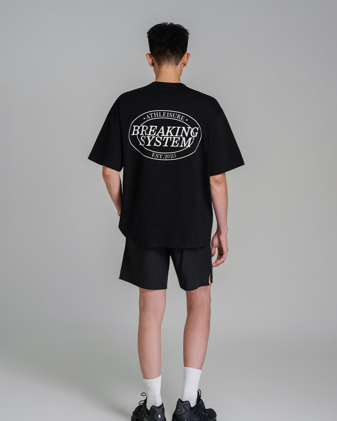 Breaking System Athleisure Basic Tee Black