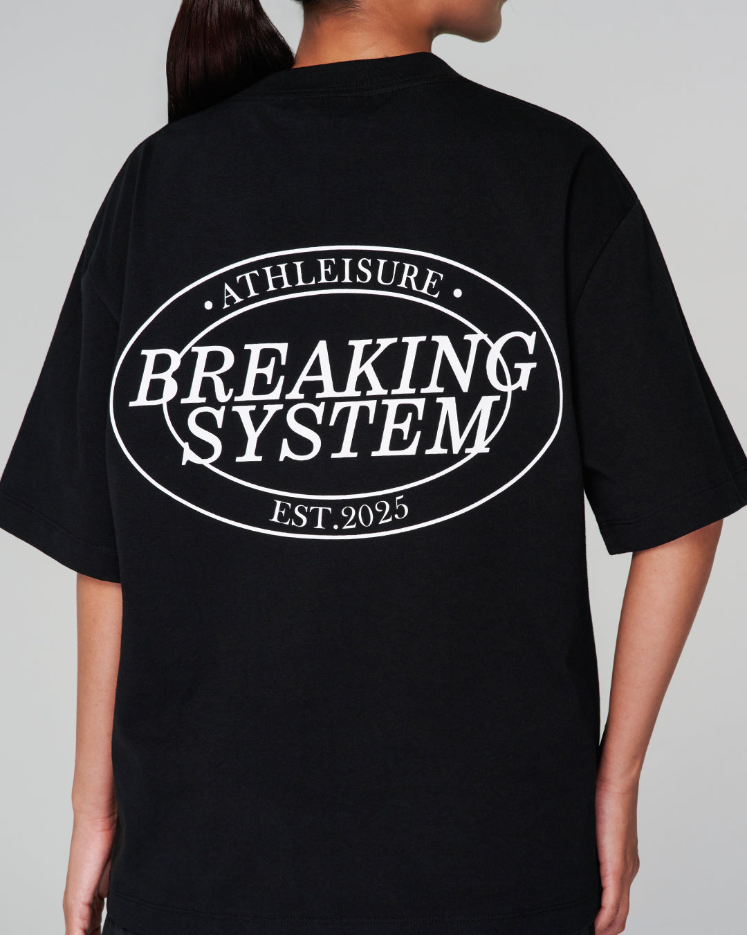 Breaking System Athleisure Basic Tee Black