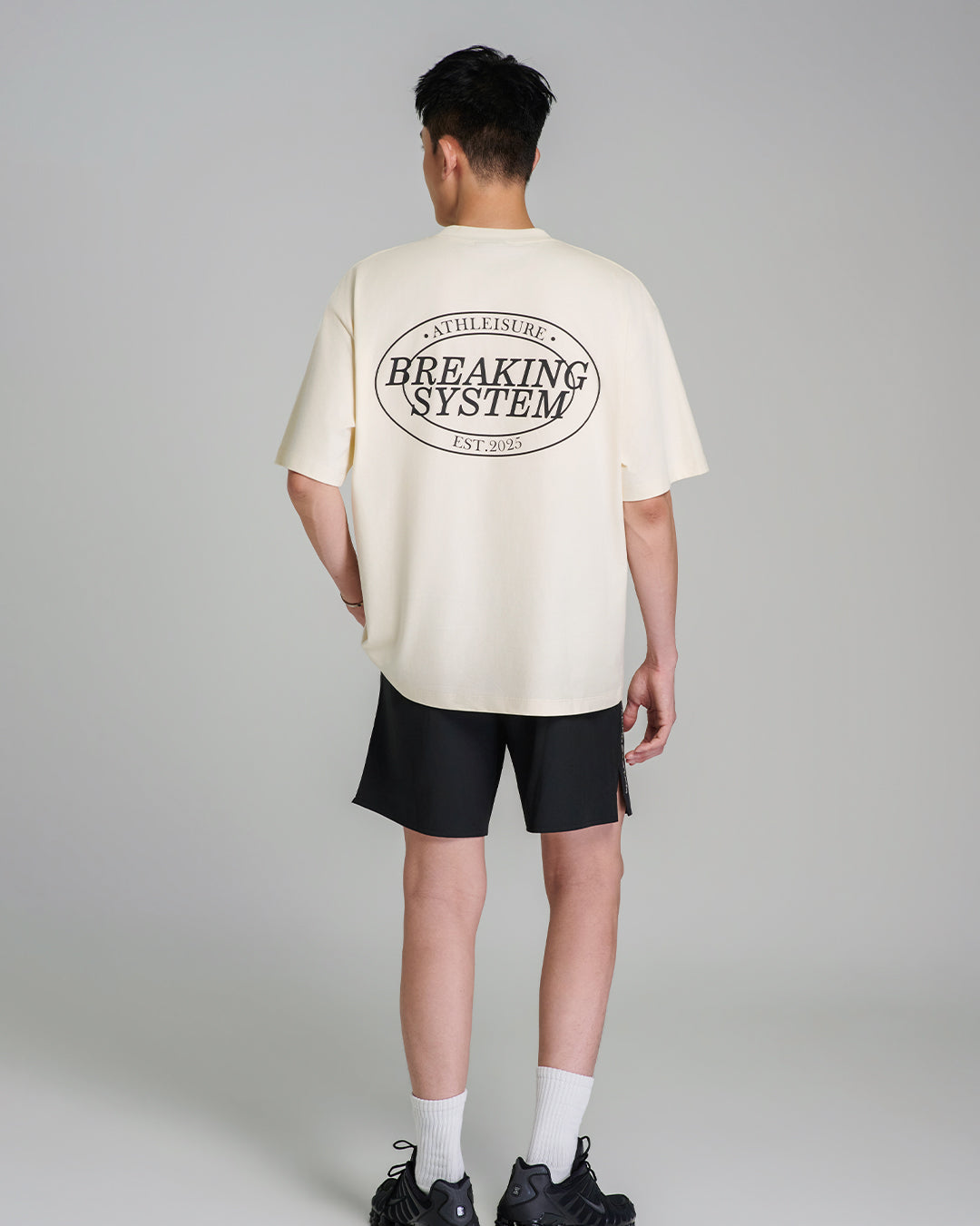 Breaking System Athleisure Basic Tee Ecru