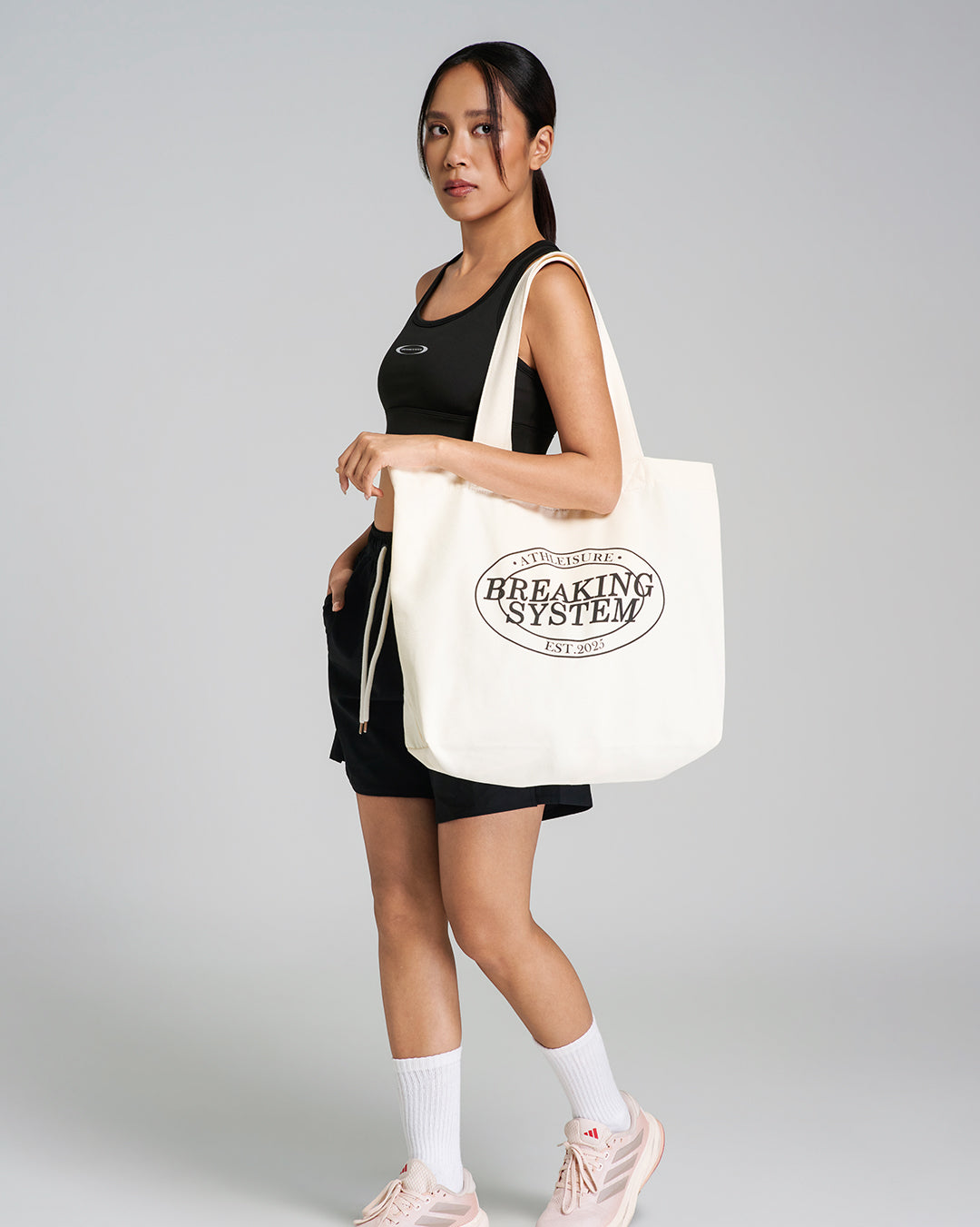 Breaking System Ecru Tote Bag