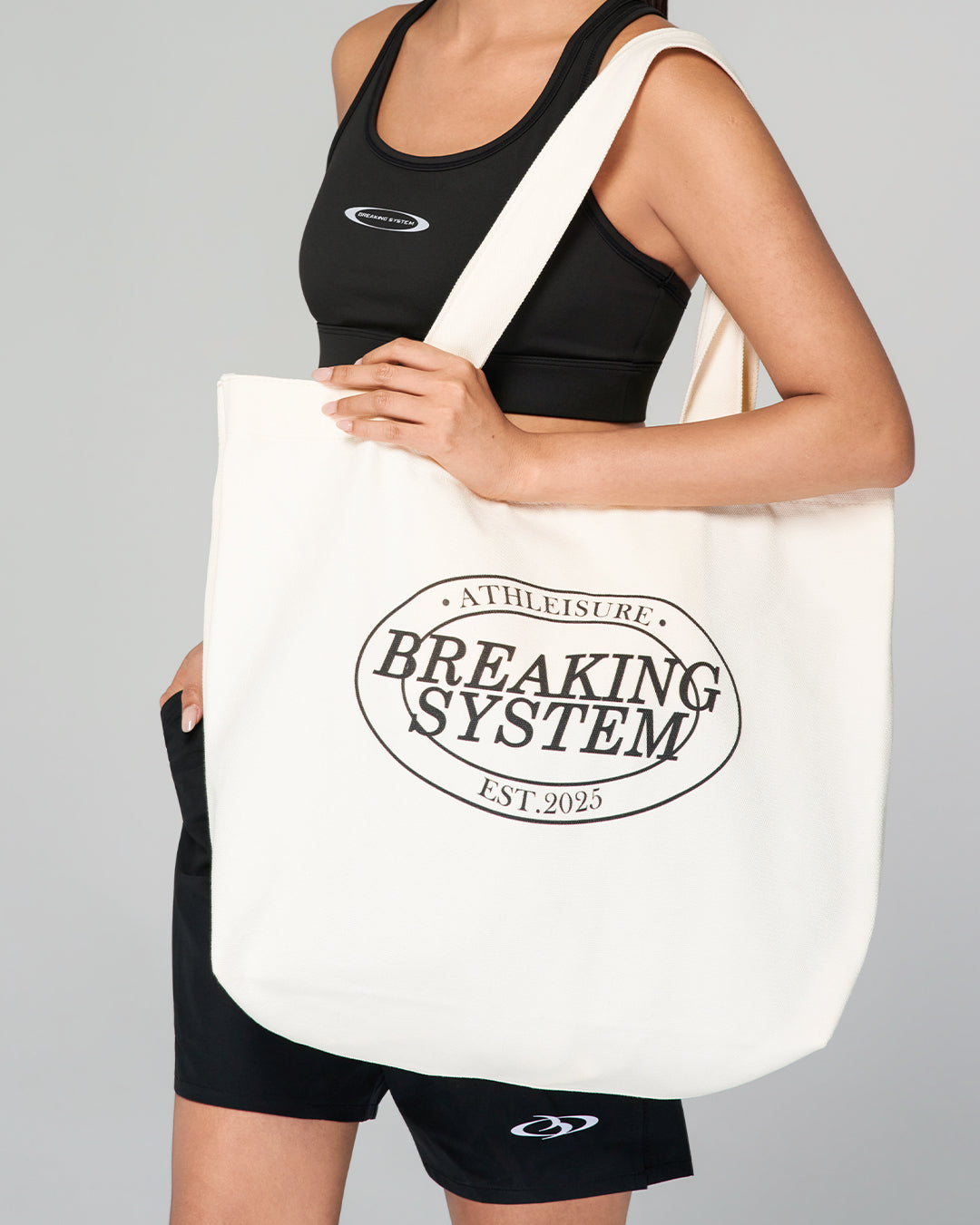 Breaking System Ecru Tote Bag