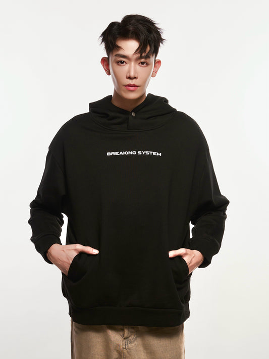 Breaking System Black Hoodie — Malaysia Streetwear — Premium Hoodie
