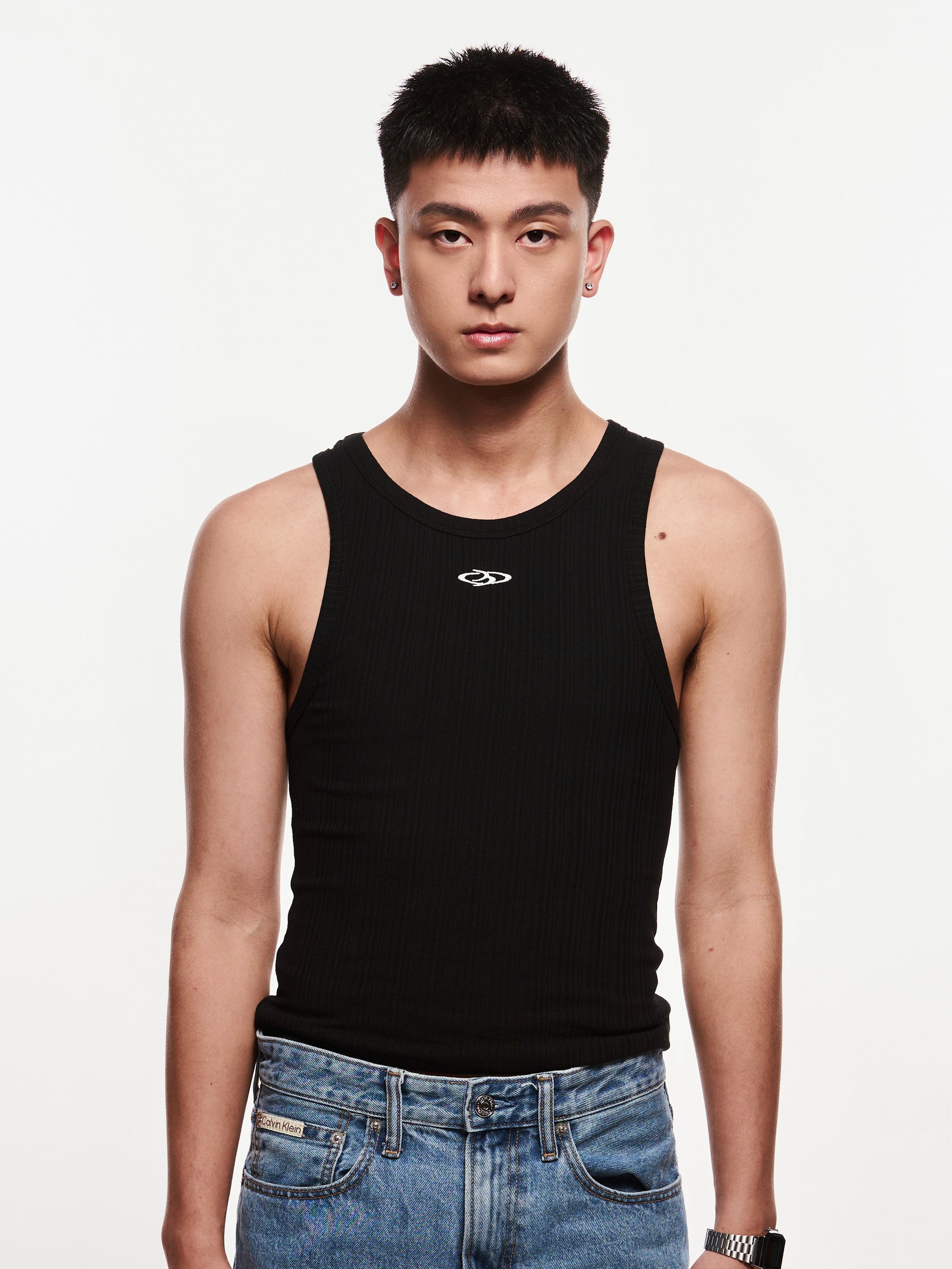Breaking System Black Tank Top -Malaysia Streetwear -Premium Top