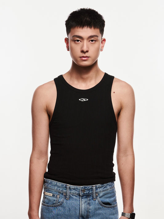 Breaking System Black Tank Top -Malaysia Streetwear -Premium Top
