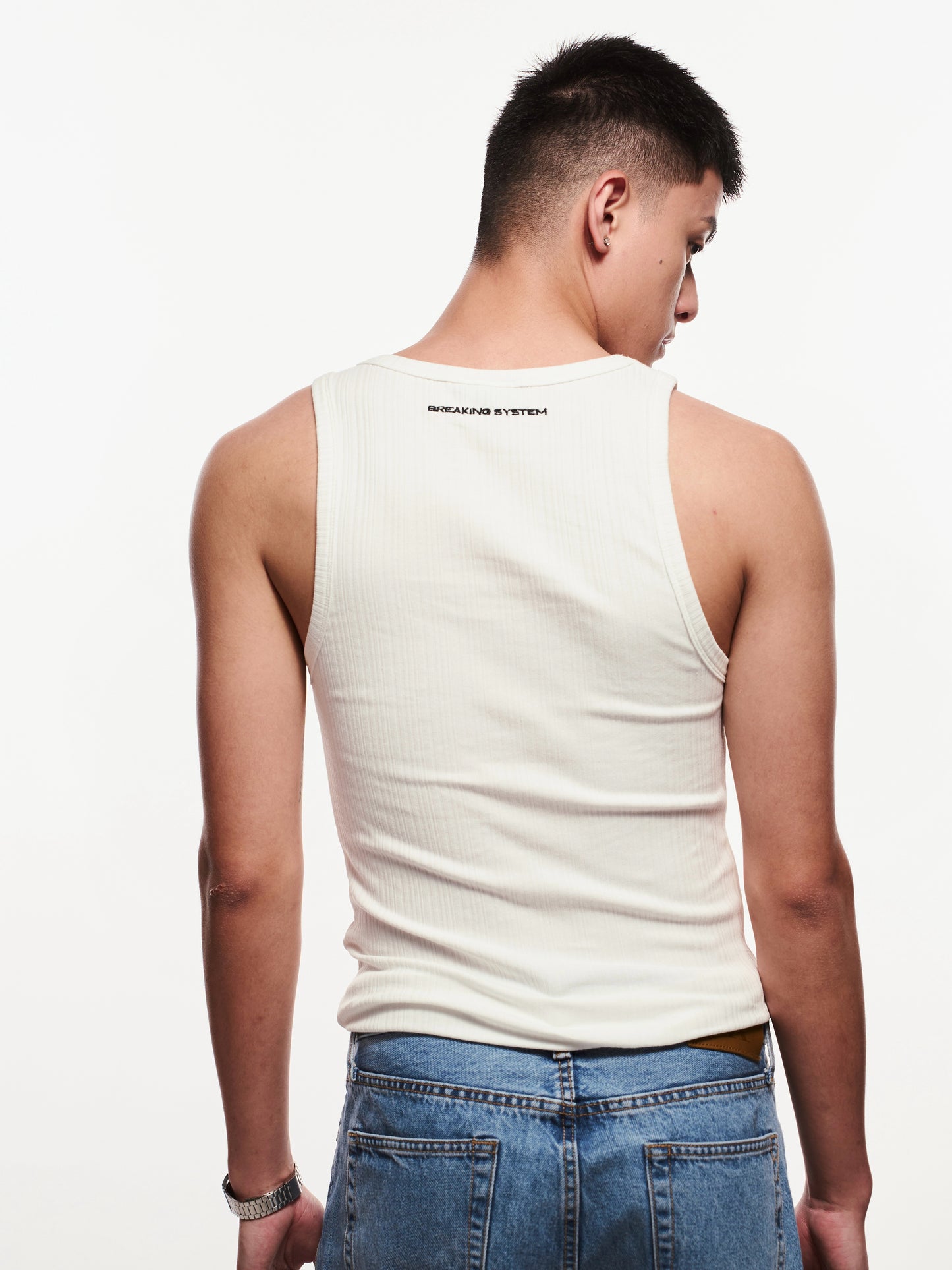 Breaking System Black Tank Top -Malaysia Streetwear -Premium Top